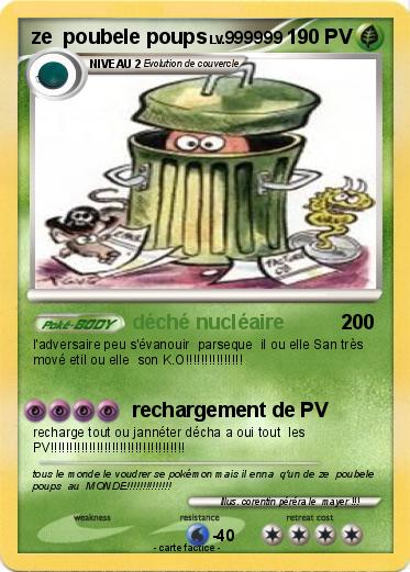 Pokemon ze  poubele poups