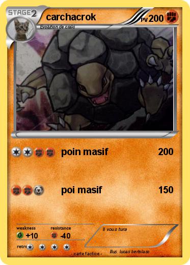 Pokemon carchacrok