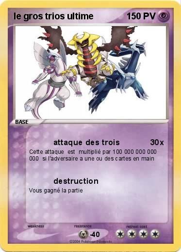Pokemon le gros trios ultime