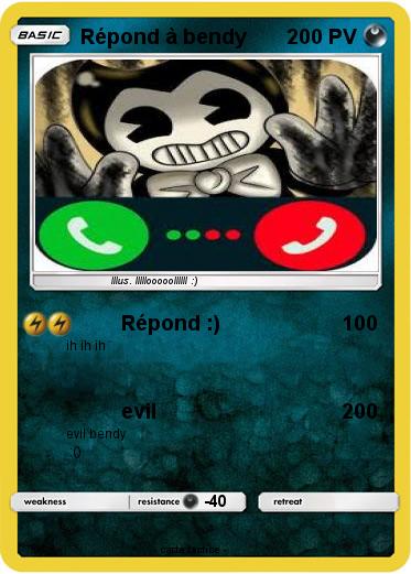 Pokemon Répond à bendy
