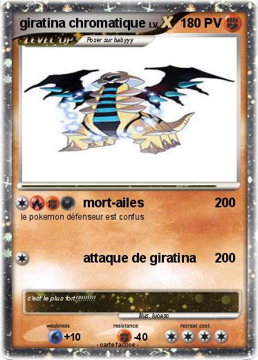 Pokemon giratina chromatique