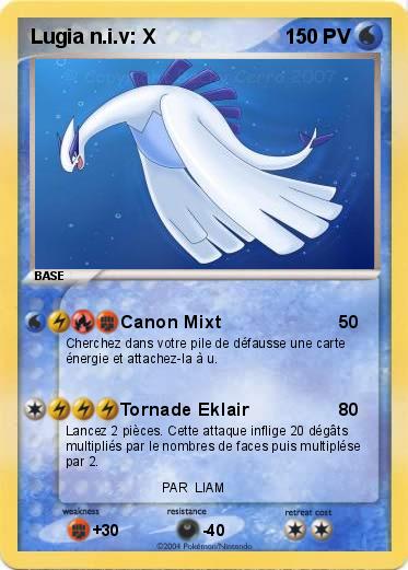 Pokemon Lugia n.i.v: X