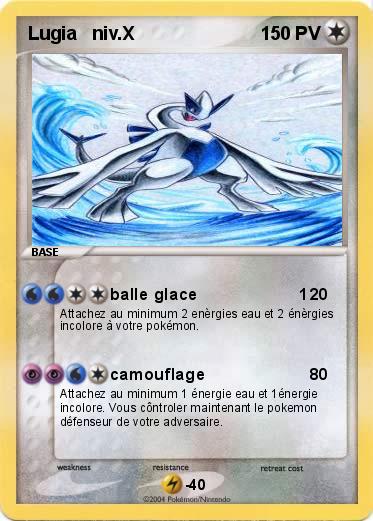 Pokemon Lugia   niv.X                     