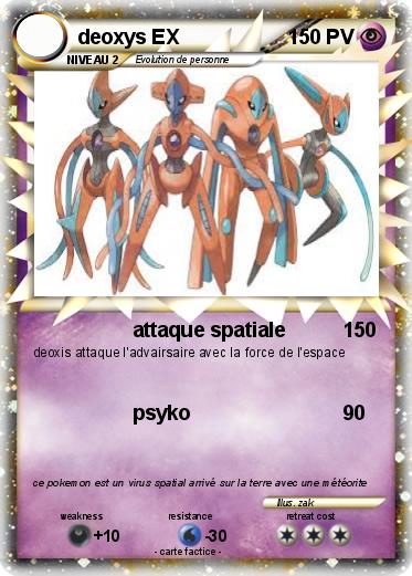 Pokemon deoxys EX