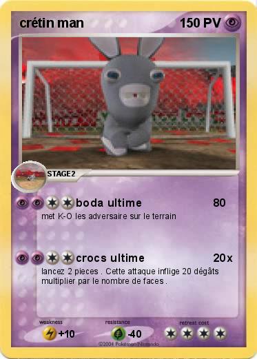 Pokemon crétin man 