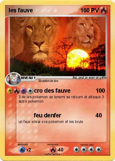 Pokemon les fauve