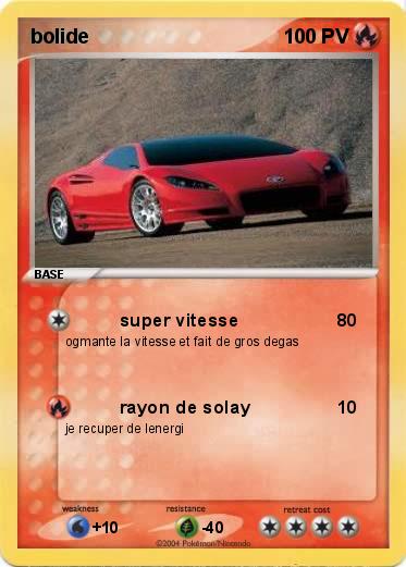 Pokemon bolide