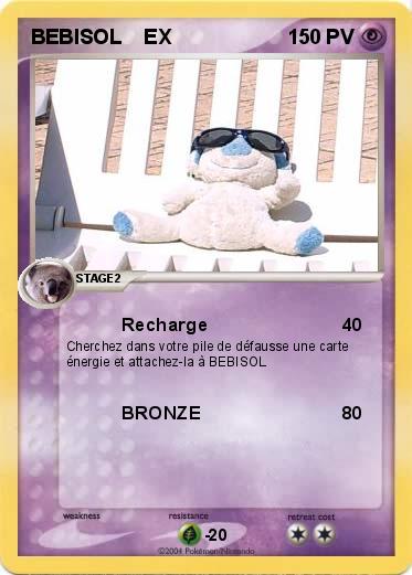 Pokemon BEBISOL    EX