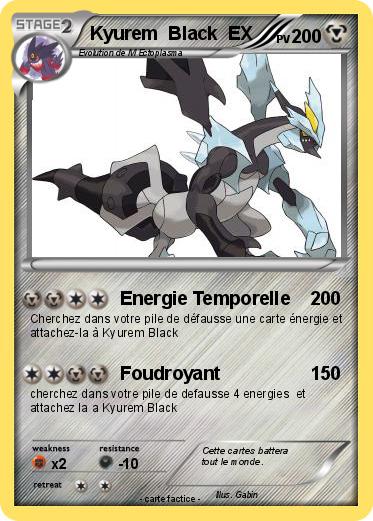 Pokemon Kyurem  Black  EX