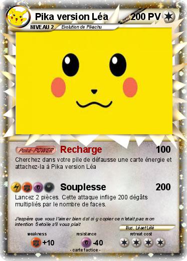 Pokemon Pika version Léa