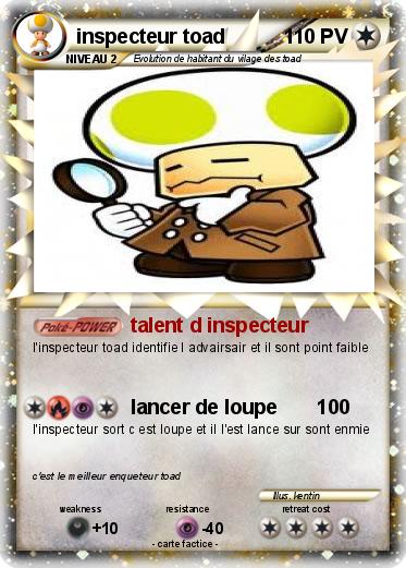 Pokemon inspecteur toad