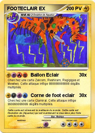 Pokemon FOOTECLAIR EX