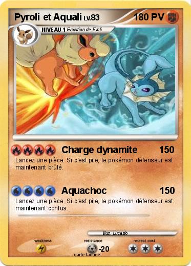 Pokemon Pyroli et Aquali