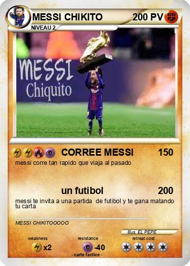 Pokemon MESSI CHIKITO