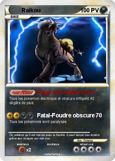 Pokemon Raikou