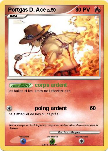 Pokemon Portgas D. Ace
