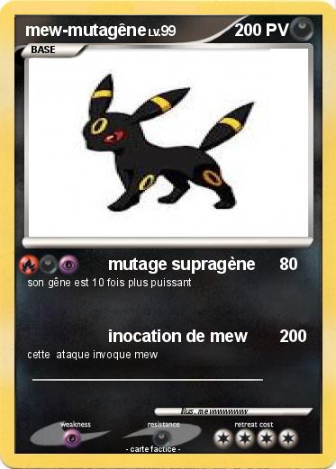 Pokemon mew-mutagêne