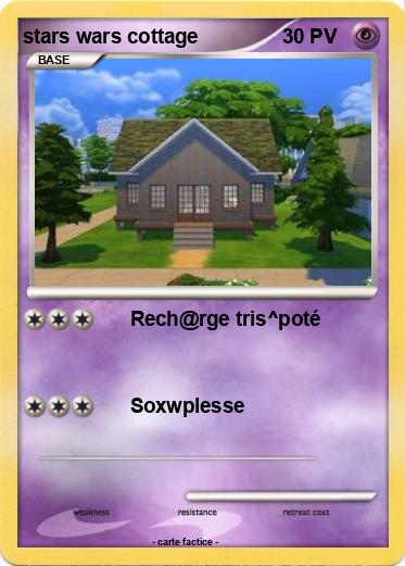 Pokemon stars wars cottage