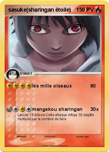 Pokemon sasuke(sharingan étoile)