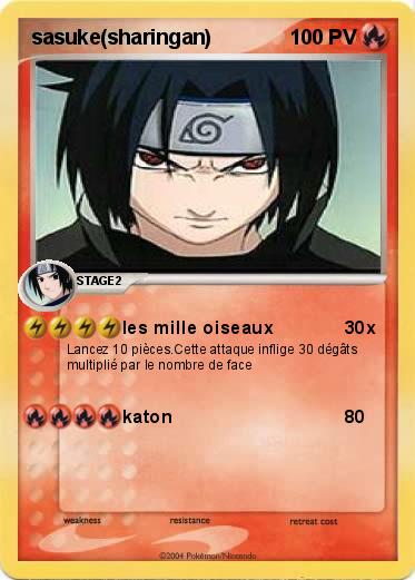 Pokemon sasuke(sharingan)