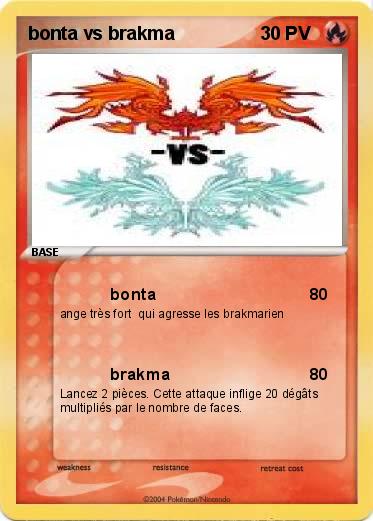 Pokemon bonta vs brakma