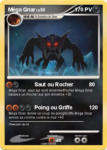 Pokemon Méga Gnar