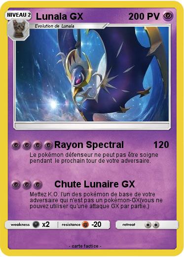 Pokemon Lunala GX