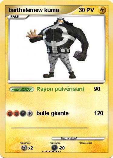 Pokemon barthelemew kuma