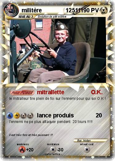 Pokemon militère               12511