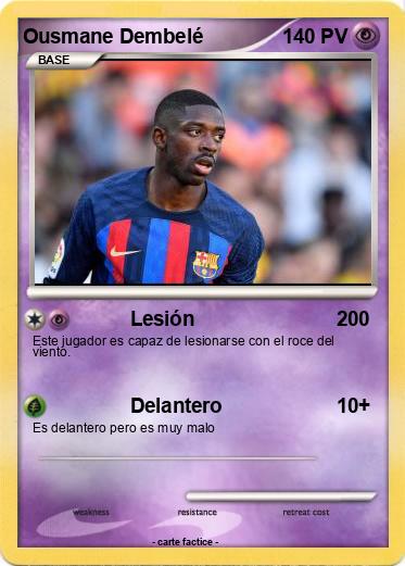 Pokemon Ousmane Dembelé