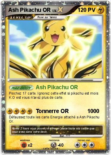 Pokemon Ash Pikachu OR