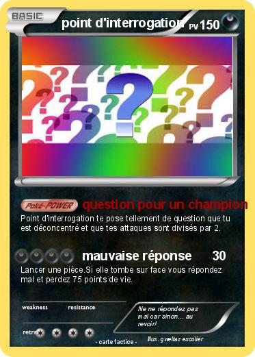 Pokemon point d'interrogation