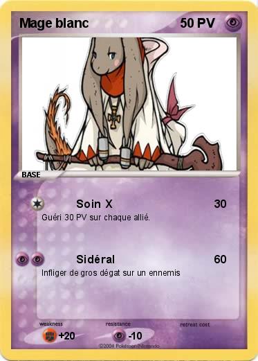 Pokemon Mage blanc