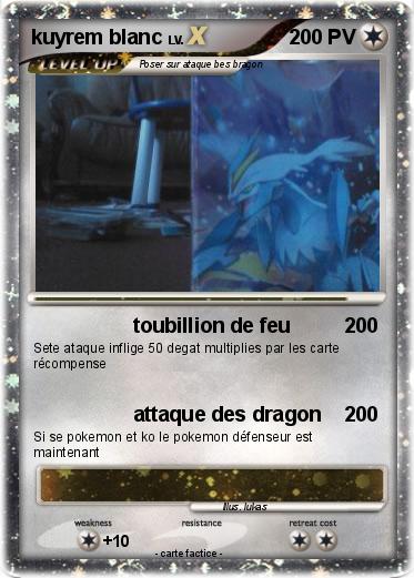 Pokemon kuyrem blanc