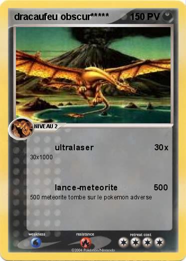 Pokemon dracaufeu obscur*****