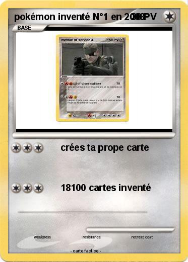 Pokemon pokémon inventé N°1 en 2008
