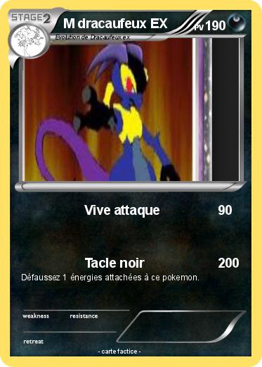 Pokemon M dracaufeux EX