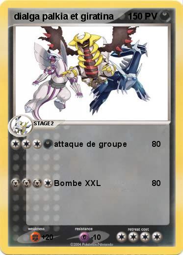 Pokemon dialga palkia et giratina