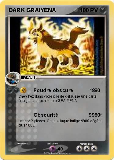 Pokemon DARK GRAIYENA