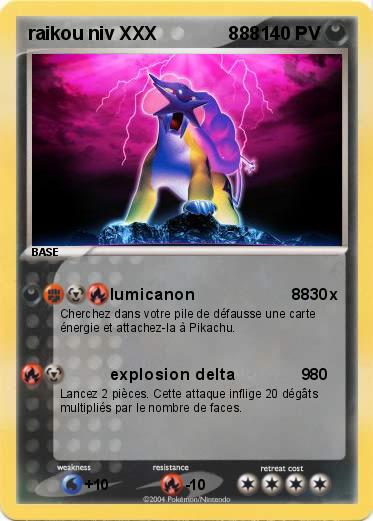 Pokemon raikou niv XXX              888