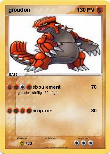 Pokemon groudon