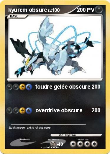 Pokemon kyurem obsure