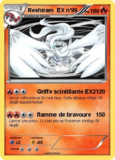 Pokemon Reshiram  EX n'99