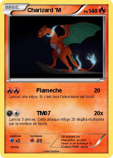 Pokemon Charizard 'M