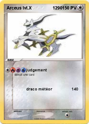 Pokemon Arceus lvl.X                 1290 