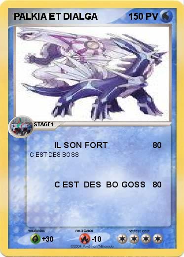 Pokemon PALKIA ET DIALGA