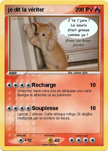 Pokemon je dit la vériter