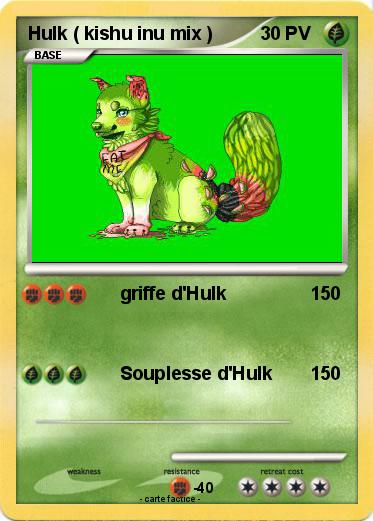 Pokemon Hulk ( kishu inu mix )