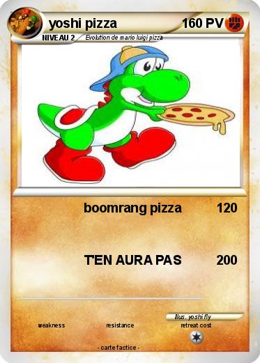 Pokemon yoshi pizza