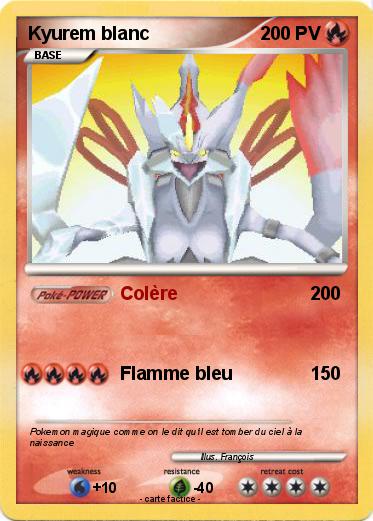 Pokemon Kyurem blanc